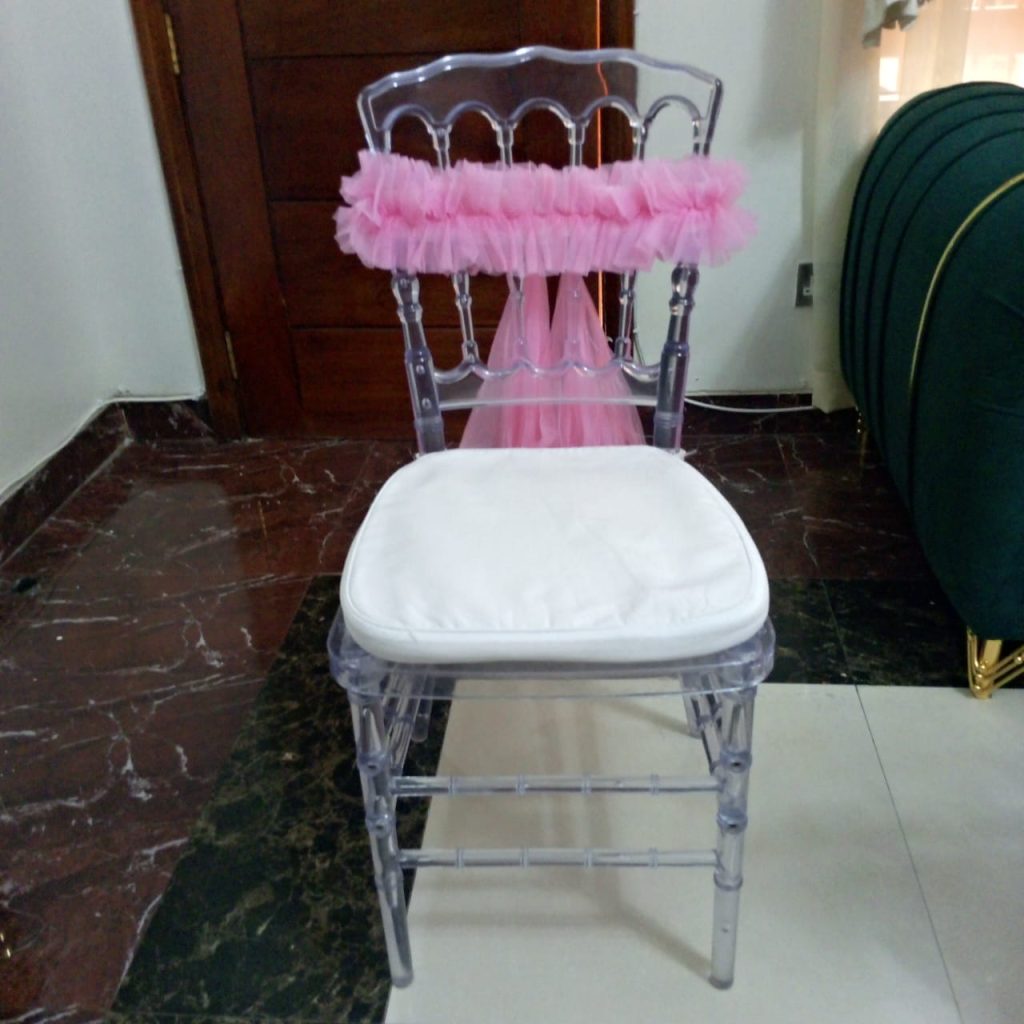 Chairs and tables for hire